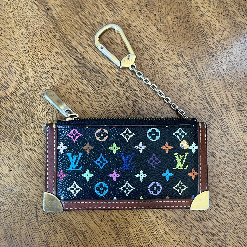 Louis Vuitton Takashi Murakami Multicolor Key Holder Cley